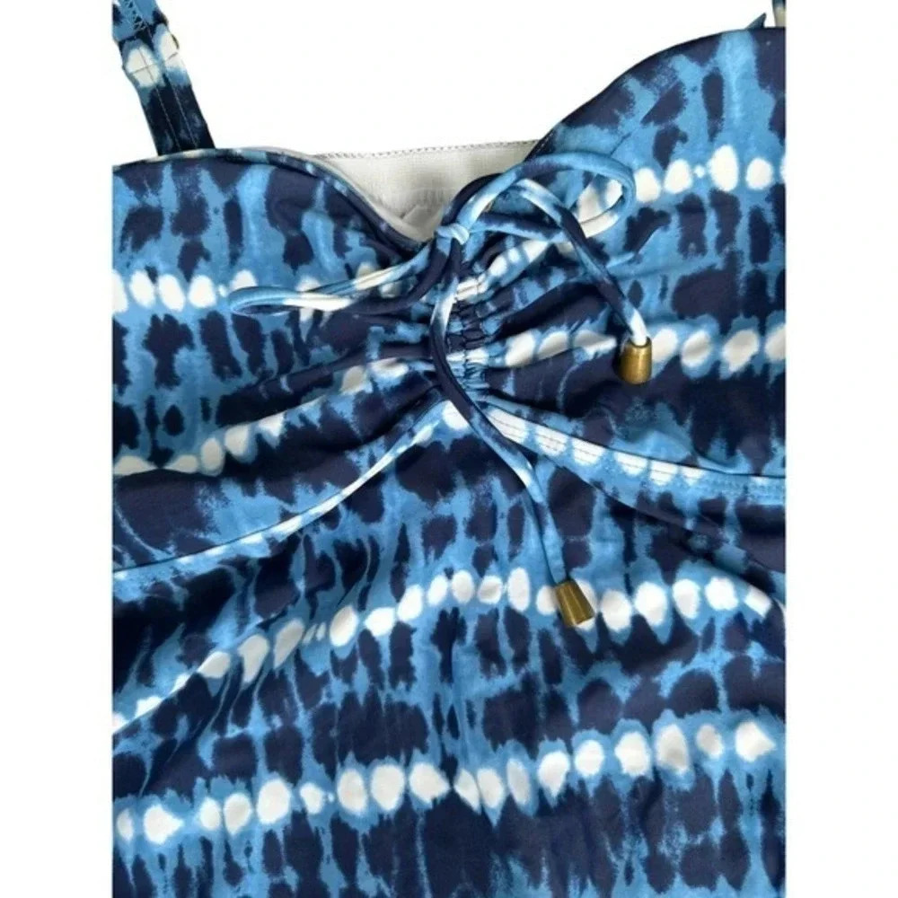 Motherhood Maternity Printed Tankini Blue Medium